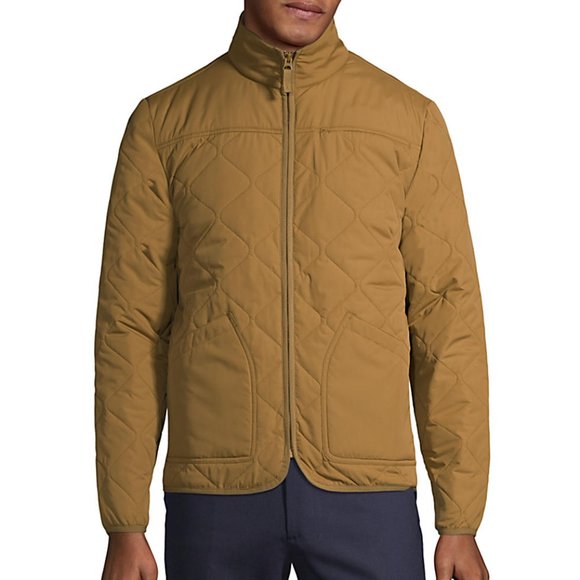 Lands' End Other - Lightweight Diamond Quilted Jacket Light Brown Tan water resistant MT TM LM ML